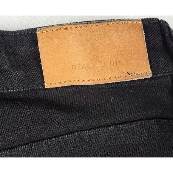 Dear John Black Bootcut Jeans Women's Size 29 Mid Rise Stretch Denim - Picture 4 of 6